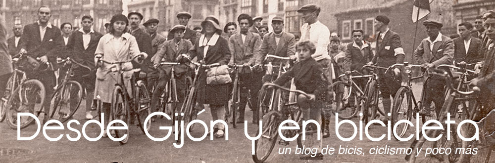 Desde Gijón y en bicicleta